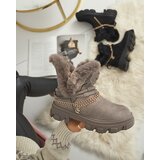 Resti Black women's eco-suede boots with chain Videric - Footwear | ePonuda.com