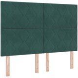 vidaXL Uzglavlje s uzglavljem Tamnozelena 160 cm Baršun | shoptok.hr