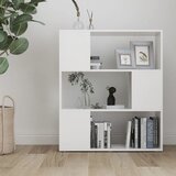 Ormarić za knjige / sobna pregrada bijeli 80x24x94 cm drvena | shoptok.hr