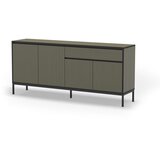 Marckeric Temno zelena nizka komoda 180x80 cm Lorenza – | Shoptok.si
