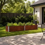  Povišeni vrtni krevet Rđa 160 x 40 x 24 cm corton | shoptok.hr