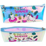  Školska pernica Summer Unicorns 20x8cm - plava Cijene