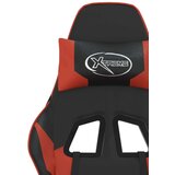  Gaming stol z oporo za noge črno in rdeče umetno usnje, (21152216) | Shoptok.si