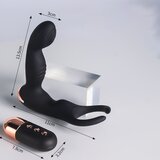 Jiuuy Vrteči se masaž prostate analnega vibratorja 27010678 ABS TPE USB 50db, (21218039) | Shoptok.si