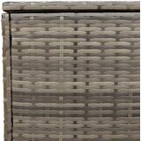  Vanjska kutija za jastuke siva 100x55x55,5 cm poli ratan | shoptok.hr