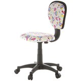 MID.YOU Mladinski Vrtljiv Stol Kiddy Top, Motiv Rožice In Srčki | Shoptok.si