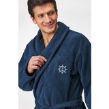MEN-A Topel bombažni kopalni plašč Terry dolg | Shoptok.si