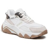 Guess Niske tenisice 'MICOLA' karamela / svijetlosiva / crna / bijela | shoptok.hr