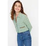 Trendyol Jacket - Green - Regular fit