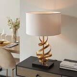  Endon 82071 - Stona lampa 1xE27/10W/230V bela/mesing/crna | Eponuda.com