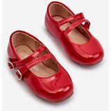 Boto FR1 Red Patent Leather Children's Ballerina Flats with Straps Margenis | Eponuda.ba