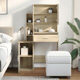  Toaletni stolić s ormarićem boja hrasta sonome 80x35x132 cm | shoptok.hr