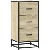  Komoda boja hrasta 35,5 x 35 x 76 cm konstruirano drvo i metal | Eponuda.ba