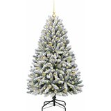 Umjetno božićno drvce 150 cm 150 LED lampica Topla bijela | shoptok.hr
