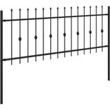  Ograda sa šiljcima Asten Crna 200 x 130 cm | shoptok.hr