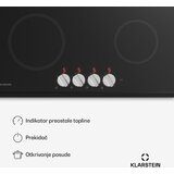 Klarstein Kochheld indukcijska ploča za kuhanje | Elegantna i snažna | 4 zone za kuhanje | 7200 W | 60 cm | shoptok.hr