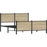 Metalni okvir kreveta s uzglavljem i podnožjem 137 x 190 cm | shoptok.hr