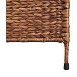 Sobna pregrada s 4 panela smeđa 163 x 180 cm od vodenog zumbula | shoptok.hr