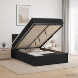  Podesivi krevet s madracem Crna 120 x 190 cm Tkanina | shoptok.hr