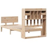  Krevet s regalom za knjige bez madraca 90x190 cm od borovine | shoptok.hr