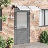 Maison Chic Nadstrešek - Senčniki za vrata črn in prozoren 150x75 cm polikarbonat, (22039632) | Shoptok.si
