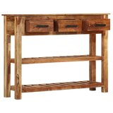 vidaXL Komoda s 3 ladice 110 x 30 x 80 cm od masivnog drva | shoptok.hr