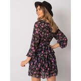RUE PARIS Dress-WN-SK-21049.38X-black-pink | Shoptok.si