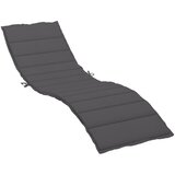  Jastuk za ležaljku antracit 200 x 70 x 3 cm od tkanine Oxford | shoptok.hr