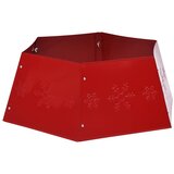  Podloga za božićno drvce crvena Ø 68 x 25 cm | shoptok.hr