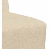  Modularna sofa bez naslona 3 pcs Krema 55 x 74 x 82 cm tkanina | shoptok.hr