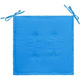  Jastuci za vrtne stolice 2 kom plavi 50 x 50 x 3 cm od tkanine | shoptok.hr