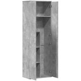  Visoka komoda siva boja betona 60x35x180 cm konstruirano drvo | shoptok.hr