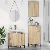 vidaXL Set namještaja za kupaonicu s ladicama Zidne 3 pcs sonoma hrast Cijene