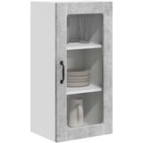  Zidni stakleni ormarić Lucca Betonska siva 40 x 31 x 80 cm | shoptok.hr