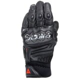 Dainese carbon 4 kratke kožne rukavice crn/crn xl