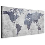Artgeist Slika Na Platnu Concrete World Map | Shoptok.si