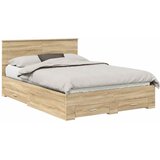  Krevetna konstrukcija s uzglavljem Sonoma hrast 150 x 200 cm | shoptok.hr