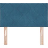  LED uzglavlje dizajn dijamantnih blokova tamnoplavo 80 cm baršun | shoptok.hr