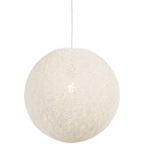 QAZQA Podeželska viseča svetilka bela 45 cm - Corda Cene
