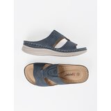 SEASTAR Blue comfortable flip-flops with cutouts | Shoptok.si