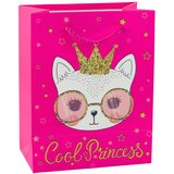  Paper Gift Bag Kittens Glitter Pink 23 x 18 x 10.5 cm | shoptok.hr