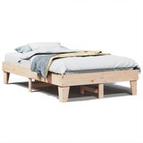 vidaXL Posteljni okvir brez vzmetnice 135x190 cm trdna borovina, (21369194) Cene