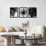 Opviq Zidna dekoracija Mutena, 131x50 cm, 1,2 mm, crna | Eponuda.ba