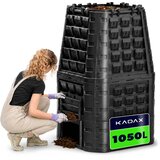 KADAX Velik modularni vrtni kompostnik, celoletno gnojilo, odporno proti zmrzali, 1050 l, (5000358091) Cene