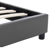  Okvir za krevet od umjetne kože sivi 90 x 200 cm | shoptok.hr