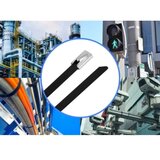TRU COMPONENTS TC-12647592 Čelične kabelske vezice 200 mm 4.6 mm AISI 304 s premazom 100 St. | Eponuda.ba