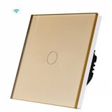 Exeshop wi-fi pametni prekidač 1G tuya zlatni nn (wifi touch switch) | ePonuda.com