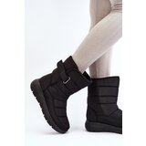 Boto Women's Velcro Fastened Insulated Snow Boots Black Jawora | Shoptok.si