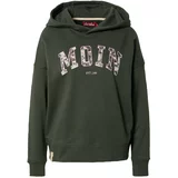 Derbe Sweater majica zelena / roza / crna