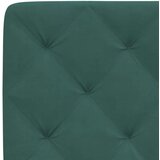 vidaXL Postelja z vzmetnico temno zelena 140x200 cm žamet, (21095106) | Shoptok.si